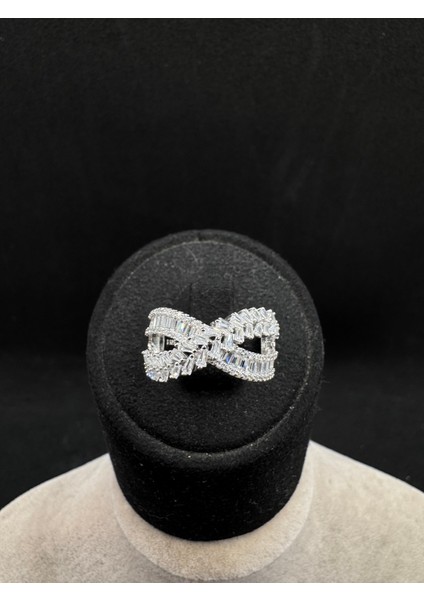 Ithal Başak Model Sarmal Kadın Gümüş Yüzük