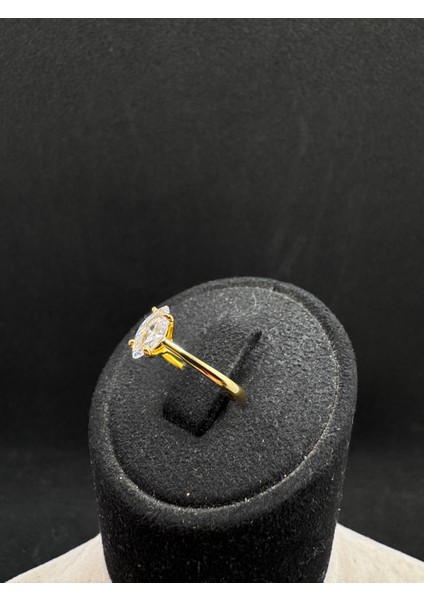 Ithal Arpa Taşlı Gold Kadın Gümüş Yüzük fiyatları