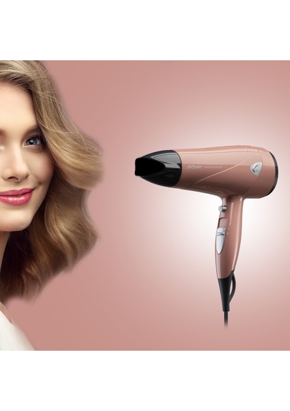 2000W Renkli Saç Kurutma Makinesi, Şık Tasarım, Güçlü Performans, Kolay Kullanım fırsatları