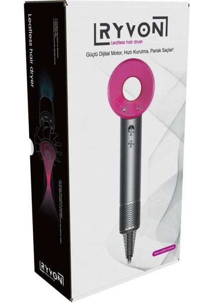 Pembe Güçlü Saç Kurutma Makinesi, Tek Başlık, Hızlı ve Etkili Kurutma