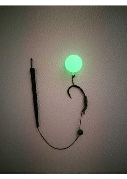 Glow Özellikli Sazan Rig Takımı Gece Parlayan Kanca Boyutu 4 Numara modelleri