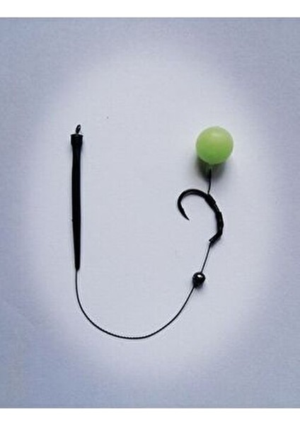 Glow Özellikli Sazan Rig Takımı Gece Parlayan Kanca Boyutu 4 Numara fırsatları