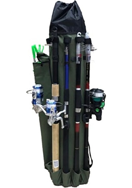 Balıkçı Sırt ve Kamış Olta Çantası 95 cm Uzunlukta 5 Parça Taşıma Kapasitesi indirimleri