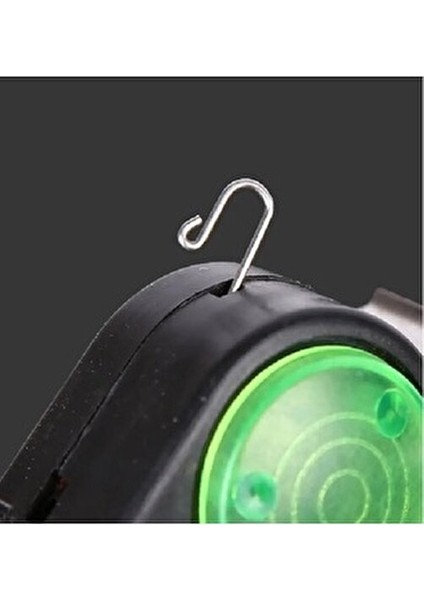 Bite LED Işıklı Sesli Klipsli Olta Alarmı Farklı Olta ve Kamışlar İçin Uygun