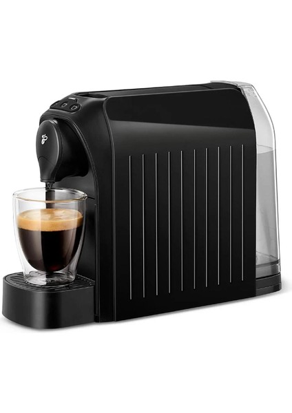 Siyah Espresso Kahve Makinesi, Kolay Kullanım ve Hızlı Demleme