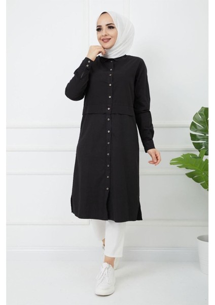 Baskı Detaylı Tunik Siyah fiyatları