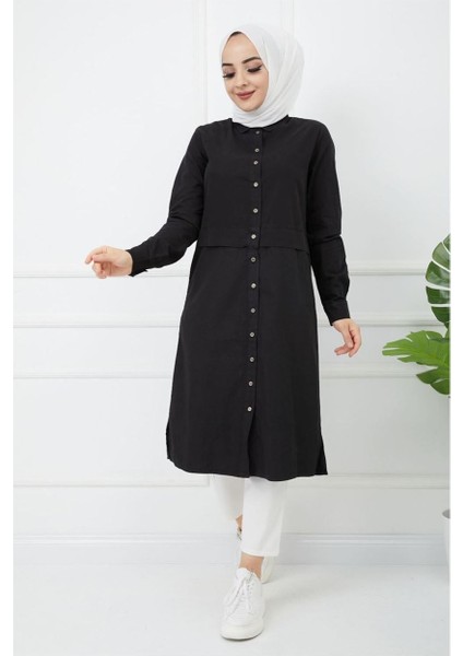 Baskı Detaylı Tunik Siyah fırsatları