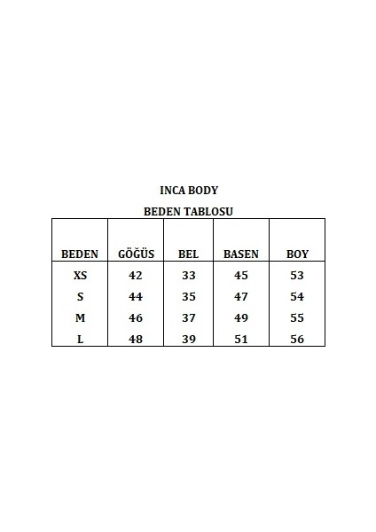 Inca Halter Yaka Body