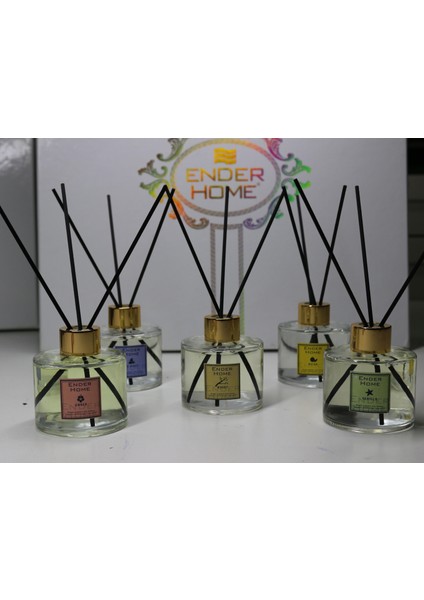 Melon Oda Kokusu Çubuklu 120 ml Cam Şişe Ev Otel Ofis Oda Parfümü