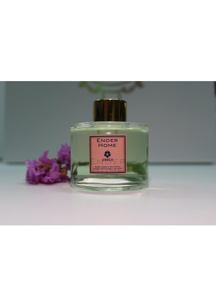 Amber Oda Kokusu Çubuklu Cam Şişe 120 ml