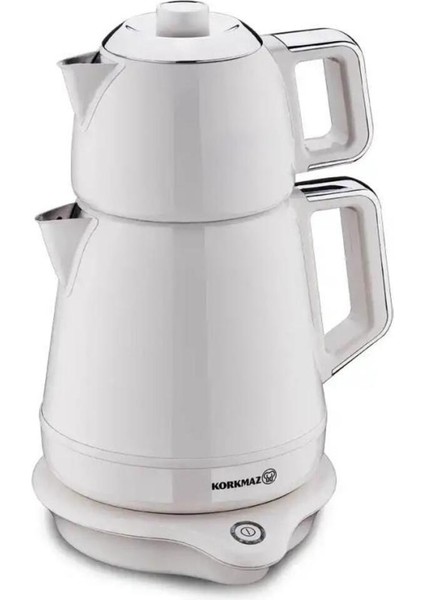 A332-05 Demiks Elektrikli Çaydanlık Vanilya/krom Beyaz fiyatları