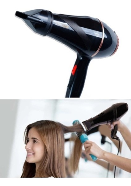 2500W Profesyonel Kuaför Fön ve Saç Kurutma Makinesi, Siyah modelleri
