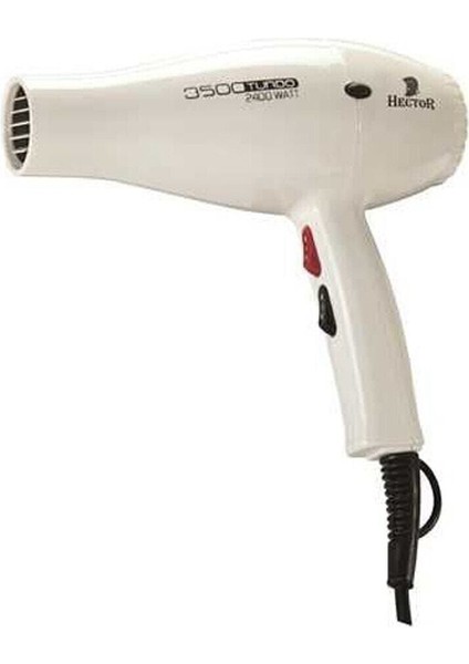 Güçlü Profesyonel Fön Makinesi 3500 Turbo, Beyaz Renk, Hızlı ve Verimli Kurutma fiyatları