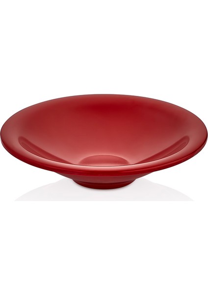 2514.R - Humus 6'lı Kırmızı Kase Seti 14 Cm, Thermoset Melamin