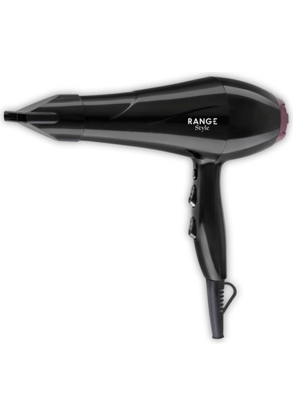 Şık ve Güçlü Saç Kurutma Makinesi, Siyah Renk Seçeneğiyle Kullanıma Hazır