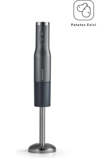 Çok Fonksiyonlu 4'ü 1 Arada Standlı Güçlü Çubuk Blender Seti, Siyah Renk modelleri