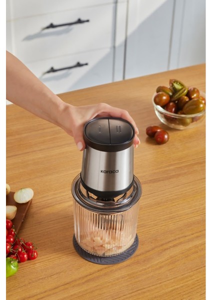 Hızlı ve Şık 4 Bıçaklı Cam Doğrayıcı, Paslanmaz Inox Tasarım modelleri