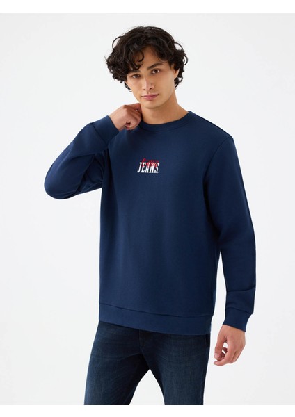Regular Fit Lacivert Erkek Sweatshirt LF2041560