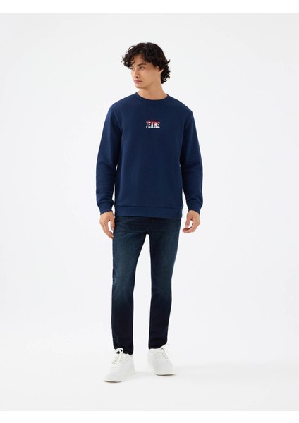 Regular Fit Lacivert Erkek Sweatshirt LF2041560 fiyatları