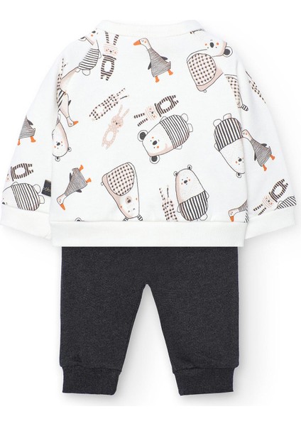 Erkek Bebek Hayvanlar Baskılı Takım fiyatları