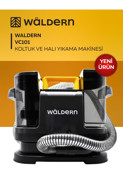Gri VC101 Çok Amaçlı Halı ve Koltuk Temizlik Makinesi 500W modelleri