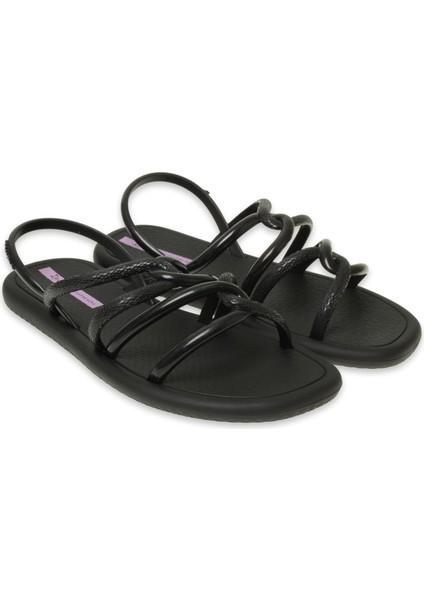27135Z Meu Sol Siyah-Lila Kadın Sandalet