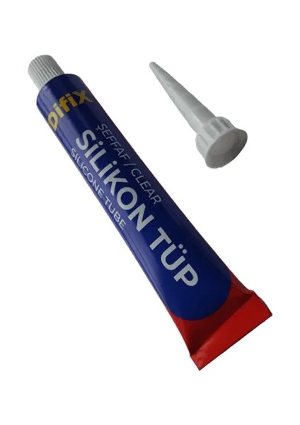 Difix Tüp Silikon Şeffaf 50 gr - Lisinya
