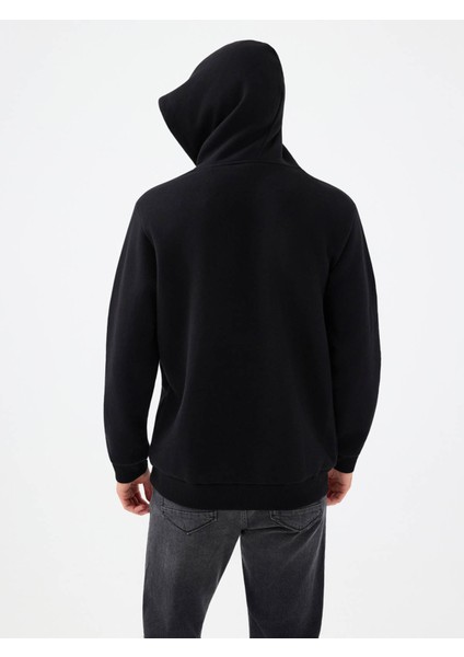 Regular Fit Siyah Erkek Sweatshirt LF2041206 modelleri
