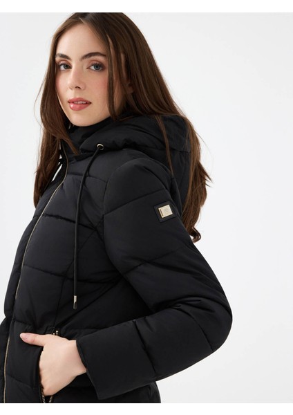 Regular Fit Siyah Kadın Mont LF2041091 indirimleri