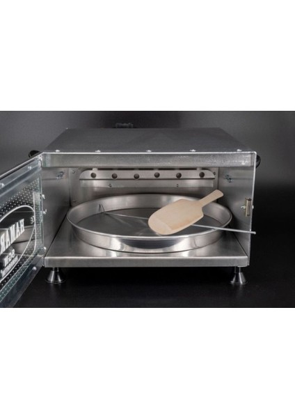 Büyük Boy Metalik Çok Fonksiyonlu Fırın 2000W, Lahmacun, Pide, Pizza, Et, Tavuk, Balık fırsatları