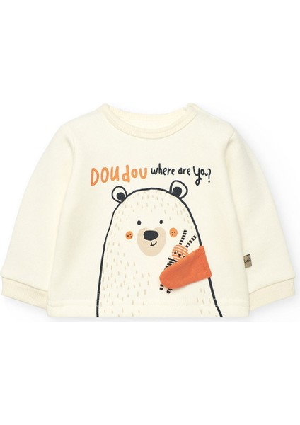 Erkek Bebek Ayı Baskılı Takım modelleri