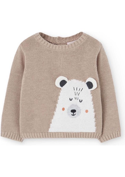 Erkek Bebek Ayı Desenli Takım modelleri