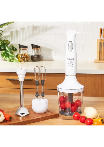 Beyaz Magic Power Midi 4'lü Blender Seti, Pratik ve Şık Mutfak Çözümü