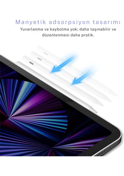 Apple iPad Uyumlu Avuç Içi Reddetmeli Dokunmatik Özel Yazı Çizim Kalemi fırsatları
