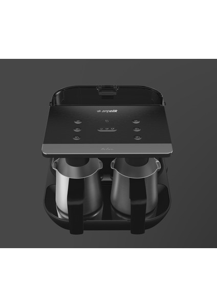 Siyah Telve Türk Kahve Makinesi Tkm 9961 S, Pratik ve Şık Tasarım