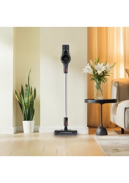 Dustrider 1263H Dikey Süpürge Siyah Kırmızı