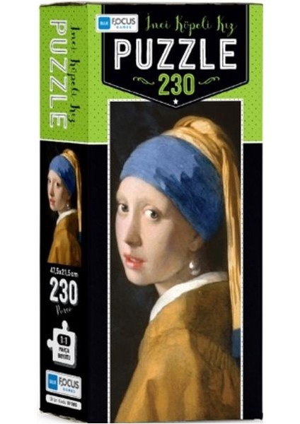 Blue Focus Inci Küpeli Kız - Puzzle 230 Parça