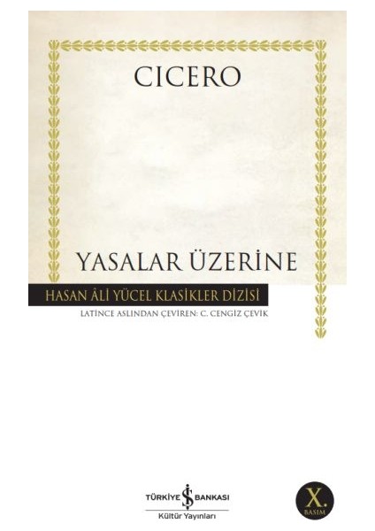 Yasalar Üzerine - Hasan Ali Yücel Klasikleri