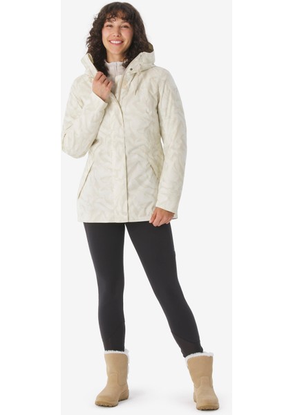 Quechua Kadın Outdoor Su Geçirmez Kar Montu/kışlık Mont - Bej - NH500 -10 °c fiyatları