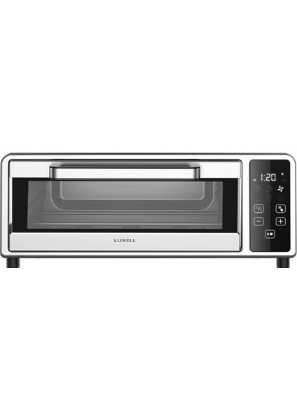 Gri Renkli 1700W Dijital Hava Fritözü ve Mini Pizza Fırını modelleri