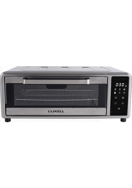 Gri Renkli 1700W Dijital Hava Fritözü ve Mini Pizza Fırını fırsatları