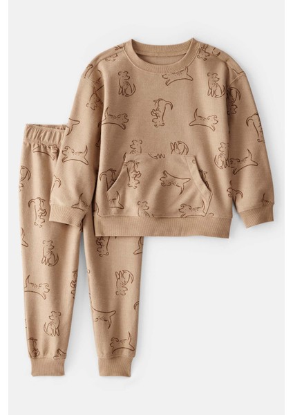 Erkek Çocuk Desenli 2li Set