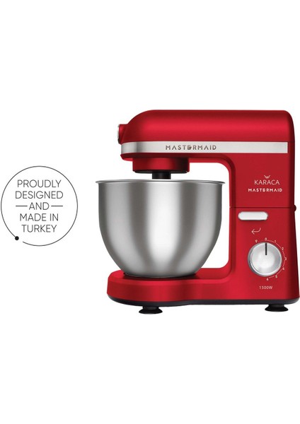 Kırmızı 1500W 5 Lt Profesyonel Stand Mikser modelleri