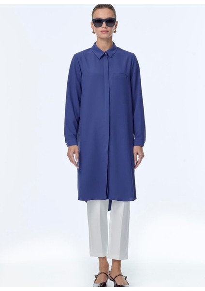 Gizli Düğme Detaylı Tunik T-0767 modelleri