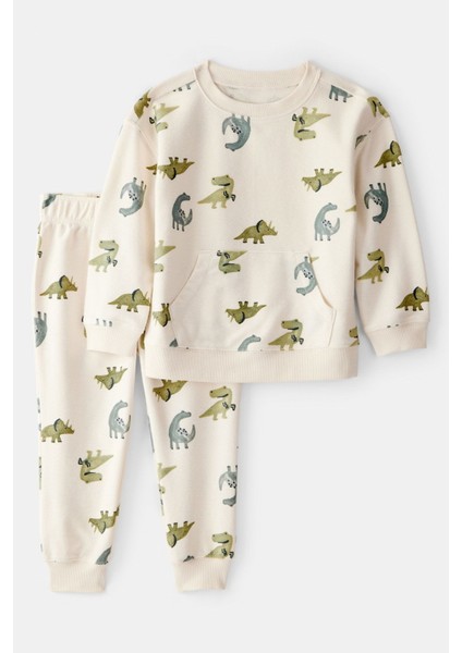 Erkek Çocuk Desenli 2li Set