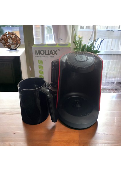 Siyah Hatır Köz Türk Kahve Makinesi, 5 Fincan Kapasite, Bol Köpüklü ve Şık Tasarım indirimleri