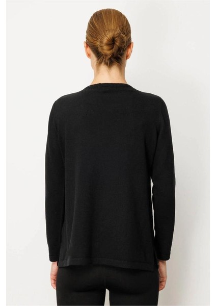 25036 Desen Triko Yakan Kenarı Işlemeli Intersiya Sıfır Yaka Patlı Bluz fiyatları