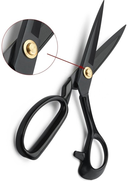 10 Inç Terzi Makası, Siyah, Özel Kutu, Garantili, Kaliteli, Dayanıklı, Kullanışlı, Şık fırsatları