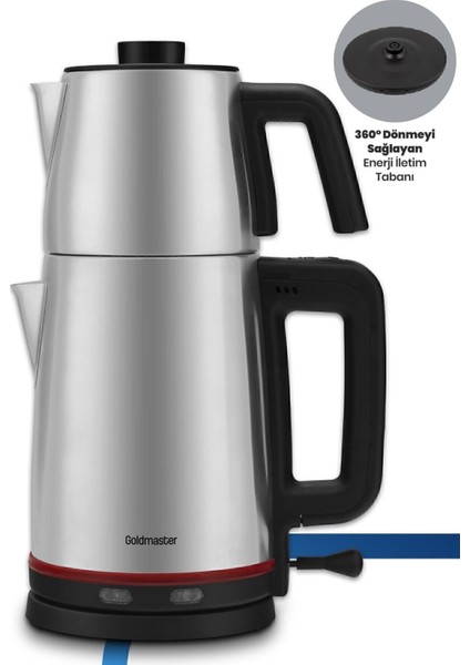2200W Paslanmaz Çelik Çay ve Su Isıtıcı, Damlatmaz, Dayanıklı Tasarım fırsatları