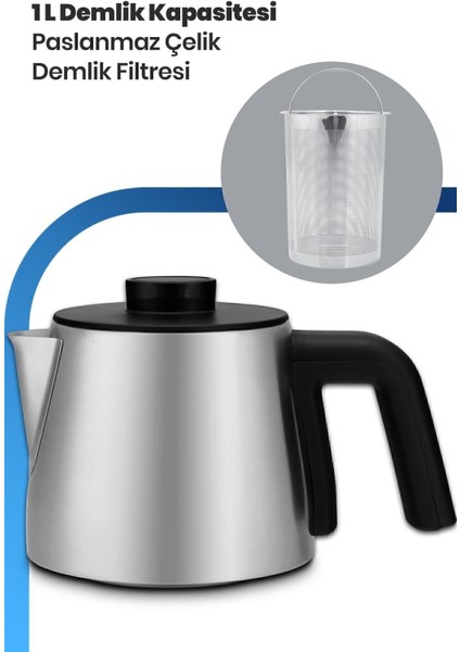 2200W Paslanmaz Çelik Çay ve Su Isıtıcı, Damlatmaz, Dayanıklı Tasarım indirimleri